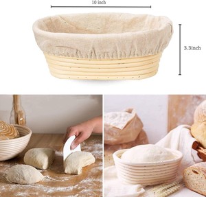 Direct Factory Natural Rattan Dough Proofing <b>Basket</b> Handmade Round <b>Bread</b> Rising <b>Basket</b> Manufacturer Wholesale - Product Image 4