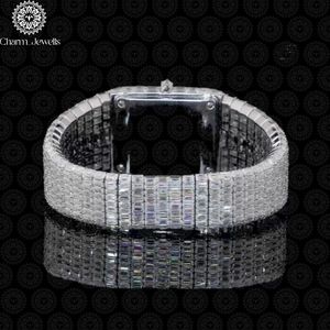 Charm_Jewells - Brazalete de Acero Inoxidable de Lujo para Hombre, Correa de 20 mm, Cierre Oculto con Botón, Movimiento Mecánico, Resistente al Agua 10 Bar - Product Image 5