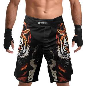 Pantalones Cortos de MMA Personalizados al por Mayor, de Secado Rápido, Ligeros, para Entrenamiento, Gimnasio, Fitness, Deportes, Fabricante y Proveedor - Product Image 4