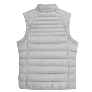 Chaleco de invierno personalizable con cremallera para mujer, chaquetas cálidas con capucha, sin mangas, cortas, impermeables, estilo casual, chaleco acolchado. - Product Image 2