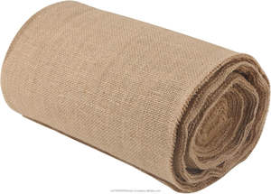 Rouleau de tissu en jute écologique de 12 pouces x 50 pieds, 16 yards, respirant, absorbant l'humidité, chemin de table, rouleau de toile de jute, artisanat - Product Image 4