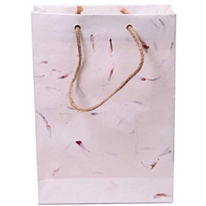 New <b>Design</b> Sustainable Paper Shopping Bag with Floral <b>Design</b> Custom Branding Handmade Paper Bag for Retail <b>and</b> Gift <b>Packaging</b> - Product Image 1