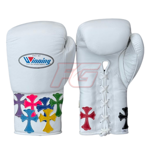 ชุดนวมชกมวย MMA หนังวัวแท้ แบบผูกเชือก กันลื่น ยืดหยุ่น ระบายอากาศได้ดี ปรับแต่งได้ คุณภาพสูง สำหรับผู้ใหญ่ ฝึกศิลปะการต่อสู้ - Product Image 5
