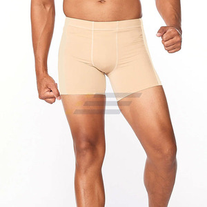 Shorts décontractés avec poches décoratives, patchs personnalisés, shorts de compression pour hommes en vente - Product Image 5