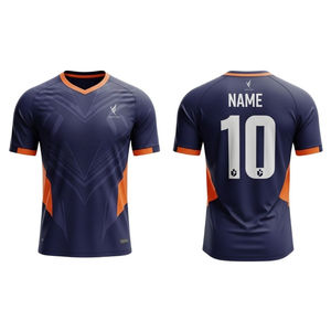 Maillots et uniformes de football pour hommes personnalisés OEM, best-sellers, imprimés par sublimation, respirants, extensibles, 100% polyester - Product Image 6