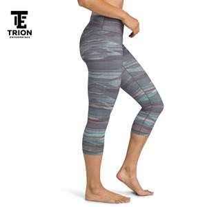 Legging Capri de Sport pour Femme de Bonne Qualité, Design Personnalisé à Bas Prix, Faible MOQ, Nouvelle Arrivée, Couleur Unie - Product Image 5