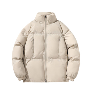 Veste d'hiver décontractée surdimensionnée, imperméable, écologique, chaude, 95% duvet, grande taille avec fermeture éclair pour homme - Product Image 2