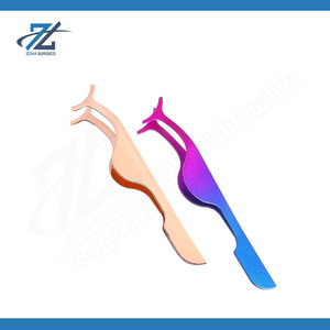 Pince à épiler personnalisée en or rose pour cils, en acier inoxydable japonais, antistatique, outil de précision pour extensions de cils avec personnalisation - Product Image 5