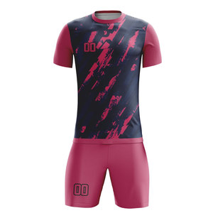 Oem Professional Sublimation Soccer Jersey <b>Set</b> Team Football Uniform Breathable 100% Polyester Custom Football Kit Manufacturer - Product Image 1