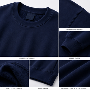 Sweat-shirt à col rond pour homme, style décontracté et ample, pour l'automne et l'hiver, activités quotidiennes et en plein air - Product Image 4