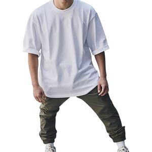 100% cotton T-shirt for men loose fit Heavyweight Mens Oversized <b>Tshirt</b> Dtg Print Tee Logo T-shirt Acid Washed Custom T Shirt - Product Image 1