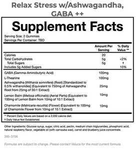 Nuevo Suplemento para el Cuidado de la Salud de Adultos Más Vendido, Gomitas Relajantes y Antiestrés con Ashwagandha y GABA a un Precio Excepcional - Product Image 4