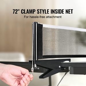 Tavolo da Ping Pong Professionale Portatile per Interni in MDF, Pieghevole e Montabile Rapidamente - Product Image 6