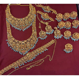 Juego de Joyería de Moda Jewelemarket con Perlas de Potasio Chapadas en Oro para Novia 10575539GL - Product Image 2