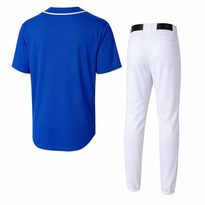 Premium Custom <b>Baseball</b> Uniform <b>Set</b> Short Sleeve Athletic Jersey with Matching Sports Pants for Team Competition - Product Image 6