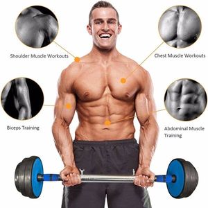 ชุดดัมเบลบาร์เบลปรับน้ำหนักได้ 44 ปอนด์ 2-in-1 อุปกรณ์ออกกำลังกายและฟิตเนสสำหรับผู้ชายและผู้หญิง - Product Image 4