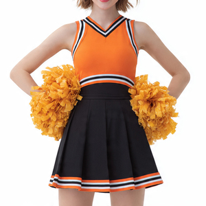 Uniforme de pom-pom girl pour filles avec logo personnalisé – Tenue tendance pour un style décontracté et les événements d'équipe formels - Product Image 4