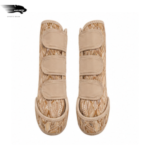 Bottes d'équitation sur mesure respirantes et durables en néoprène pour la protection des jambes du cheval - Product Image 1