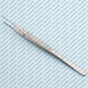 Pinzas de tejido Gerald DeBakey de alta calidad, 7 pulgadas, punta de 1 mm, acero inoxidable manual, instrumento quirúrgico microquirúrgico atraumático, CE - Product Image 3