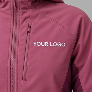 Vestes softshell pour femmes, logo brodé, imperméables, respirantes, légères, épaisses, pour l'hiver, le camping, le ski, vente en gros d'usine - Product Image 4