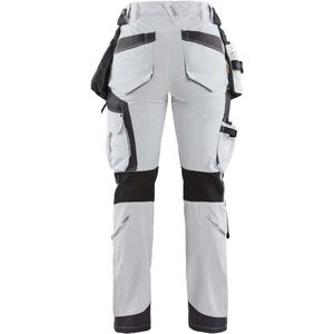 กางเกงคาร์โก้ลำลองลดราคาพิเศษ ชุดทำงานแบบมองเห็นได้ชัดเจน ตกแต่งด้วยผ้าแบบแพทช์เวิร์ค ทนทาน มีกระเป๋าหลายช่อง ออกแบบได้ตามต้องการ ผ้าแคนวาส 100% ผ้าฝ้าย สำหรับผู้ชาย - Product Image 4