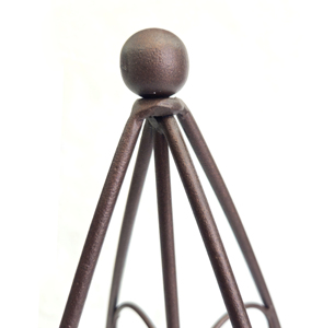 Obelisco Metálico Plegable para Jardín, Soporte para Plantas, Enrejado para Plantas Trepadoras, Flores, Enredaderas, Decoración de Jardín Exterior - Product Image 3