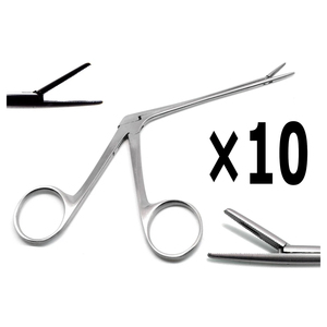 10 Pinzas Quirúrgicas Dentadas para Oído, Nariz y Garganta (ENT), Tipo Cocodrilo, 3.3 Pulgadas, Mandíbulas de 1.3 cm - Product Image 2