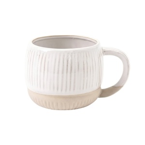 CRAFTS HUB Taza de Cerámica Ecológica Personalizable de 200-400 ml con Patrón Clásico de Mármol, Apta para Lavavajillas y Microondas, Caja de Regalo - Product Image 1