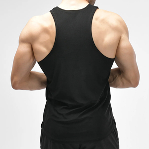 Wholesale <b>Men</b>’s Performance Tank Tops Workout Set Sleeveless <b>Sports</b> Top Elastic Waist Shorts Stretch Fitness Training Wear <b>Vest</b> - Product Image 5