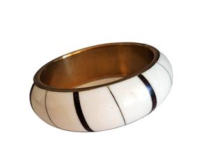 Brazalete de moda de hueso de latón hecho en India, pulseras de joyería de moda, brazaletes de joyería de mano para mujer de alta calidad, precio de fábrica - Product Image 1