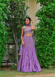 Conjunto de Lehenga Rani Sa con Blusa, Hermosa Colección de Lehenga Choli Tradicional para Bodas, en Tendencia - Product Image 4