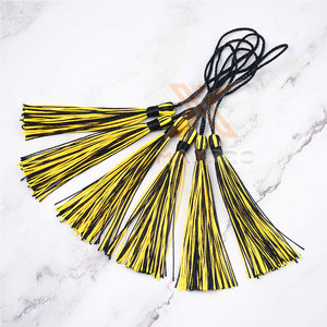 Borlas de Hilo Metálico de Color Sólido de Poliéster/Nailon de Alta Calidad, Producto Popular para Venta en Línea - Product Image 3