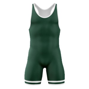 New Design Custom Logo Sublimation Printed 220g Sportswear <b>Weightlifting</b> Adult Quick Dry Breathable Spandex/Polyester Wrestling - Product Image 2