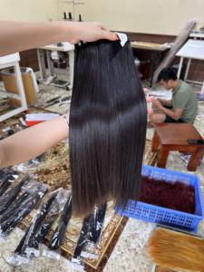 Cheveux bruts vietnamiens à double étirage, extension de cheveux du Vietnam, trame de cheveux humains vietnamiens 100 en gros - Product Image 3