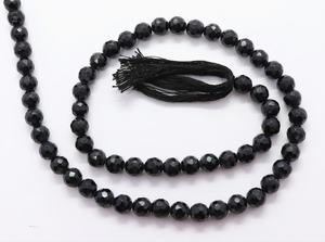 Natural Black Spinel Faceted Round <b>Ball</b> Beads 6 MM Black Spinel Gemstone Beads 14 Inch Faceted Black Spinel Round Beads Jewelry - Product Image 4
