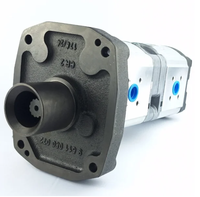 Pompa Gigi Tandem Hidrolik Rexroth Paduan Aluminium 200 bar untuk Traktor Valtra/Valmet 885/985 9510080756 81131100