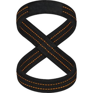 Correa de Levantamiento de Pesas en Forma de 8 de Algodón con Agarres Acolchados de Neopreno Antideslizantes para Entrenamiento de Peso Muerto, Unisex, Fitness, Potencia - Product Image 1
