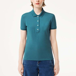 Camiseta Polo para Mujer, Bordada, Estampada, Diseño Personalizado, Color Liso, Algodón Poliéster, Camisetas Polo Lisas para Mujer - Product Image 1