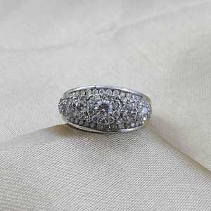 1.06 Ct Round Cut Natural White Diamond Engagement <b>Wedding</b> <b>Ring</b> for <b>Women</b> 925 Sterling <b>Silver</b> Fine Jewelry Wholesale - Product Image 1