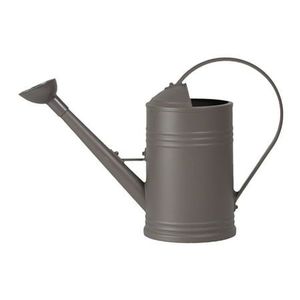 Vintage Grey Iron Watering Can Long Spout Powder Coated Durable <b>Gardening</b> Outdoor Indoor Use - Product Image 1