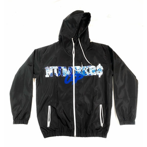 Spandex/Polyester Solid Pattern Windbreaker Track Suits Sets Breathable Outdoor Customizable Sets - Product Image 4