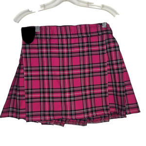 Minifalda Deportiva Estilo Kilt, Tartán Rosa Stewart, Plisada, para Mujer, Talla Mediana, 2026 - Product Image 1