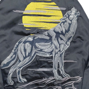 Chaqueta Sukajan de Satén Estilo Urbano, Recién Llegada, con Bordado Premium, Cuello Alto, Transpirable, Ecológica, Ligera, Informal para Invierno - Product Image 4