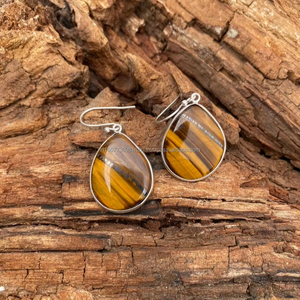 Handmade Solid 925 Sterling Silver Earring, Pear Shape Gemstone Earring, Birthday Gifts For Love, Mom - Product Image 1