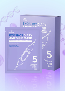 Mascarilla Facial Coreana EXOSHOT CICA con Colágeno, PDRN y EGF, Ampolla Antienvejecimiento, Calmante para Poros, Iluminadora, K-Beauty - Product Image 2