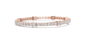 Bracelet Tennis en Argent Sterling avec Diamants Moissanite en Gros, Bijoux de Luxe Givrés, Bracelet de Mode au Design Personnalisé - Product Image 5