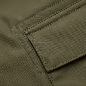 Pantalon cargo jogger en toile pour homme, coupe droite, taille mi-haute, personnalisable avec logo, poids moyen, respirant, séchage rapide - Product Image 6