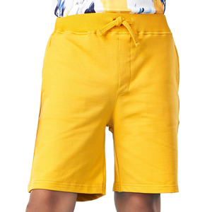 Shorts en molleton 100 % coton unisexe pour garçons et jeunes, coupe décontractée, taille élastique, avec logo personnalisé, pour loisirs et activités de plein air - Product Image 1