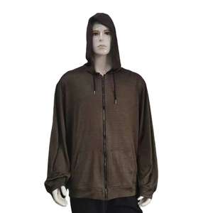 Sudadera con Capucha Unisex de Tela de Fibra Plateada con Protección EMF, Anti-Radiación Faraday, con Muestra Gratis - Product Image 1