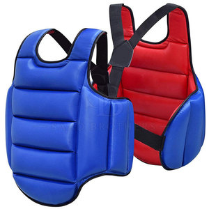 Gilet de protection en cuir pour le corps, haute performance, pour entraînement sportif, fitness, boxe, arts martiaux, sparring, absorption des chocs - Product Image 5
